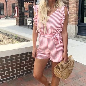 Stripped Romper